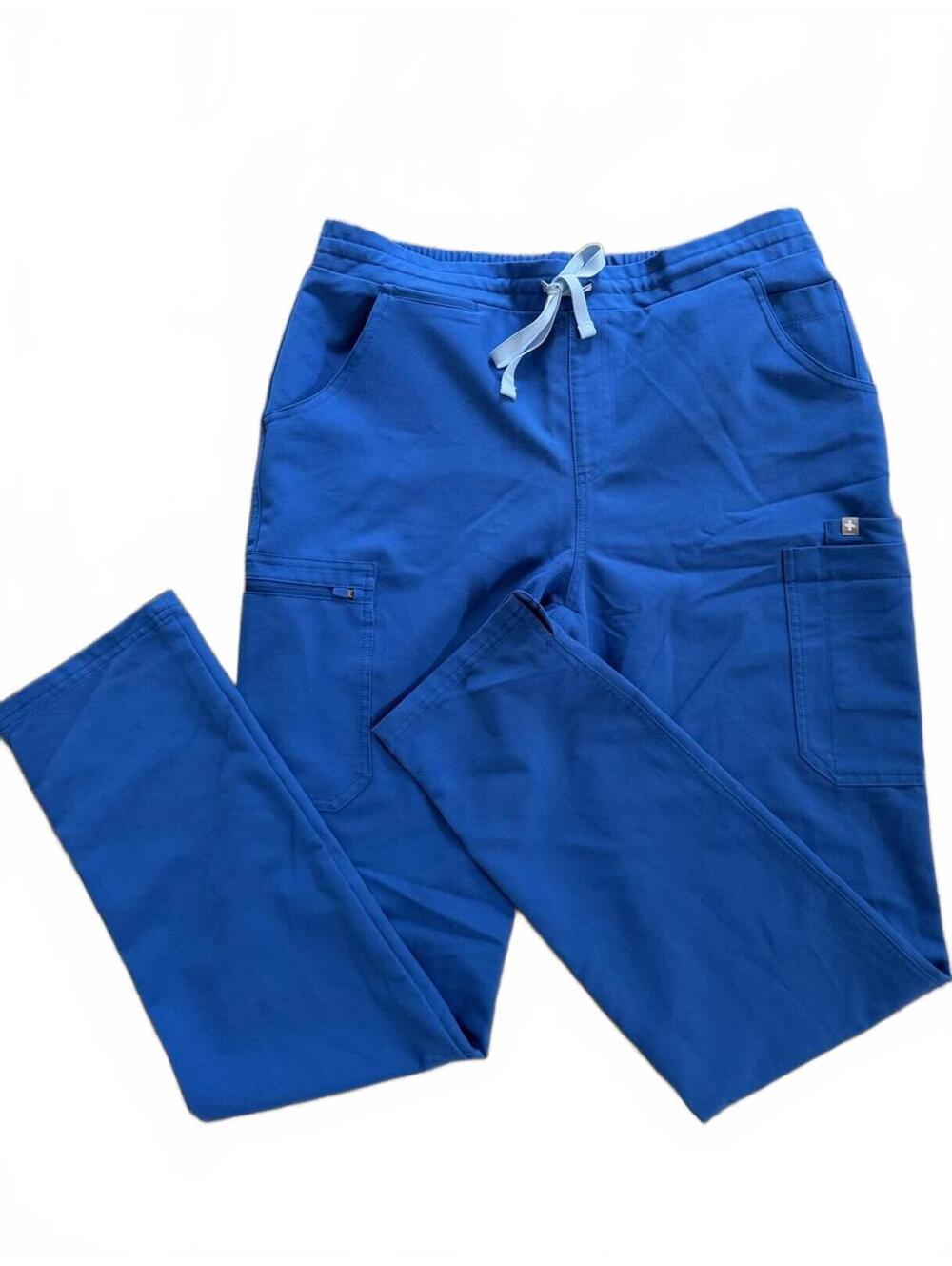 FIGS Yola High-Rise Slim Scrub Pants Blue Women’s M